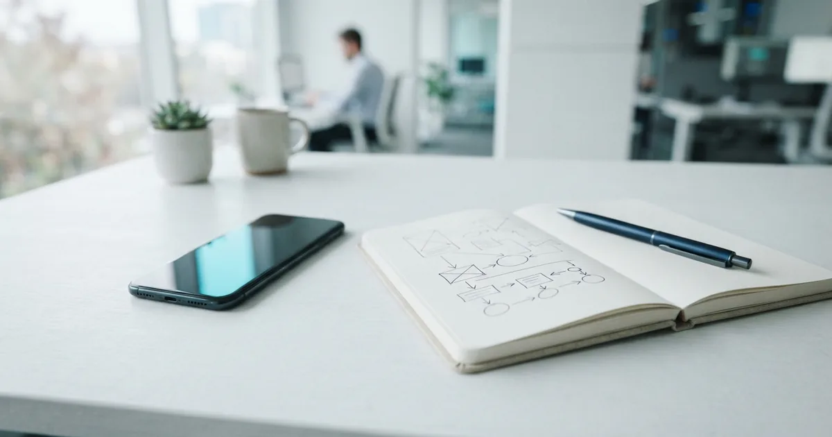 Illustration for the article “The Mobile App Development Process”