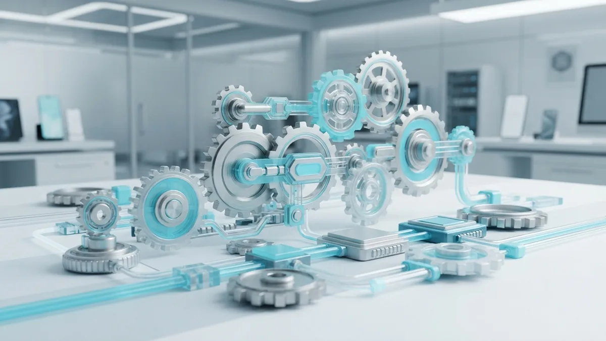 Linked components represent shared ownership and repeatable DevOps work